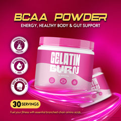 NutraVibe Gelatin Burn Powder tub shows secure packaging
