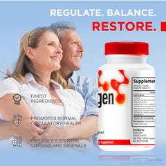 NutraVibe Glycogen Balance ingredients graphic emphasizing natural composition.