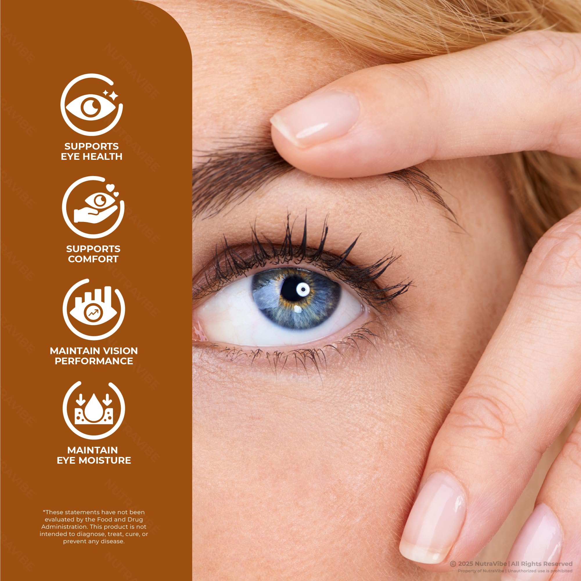 NutraVibe Iron Vision 3-pack display showcasing value and ongoing eye health support.