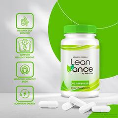 LeanVance capsules for daily use on a desk setup