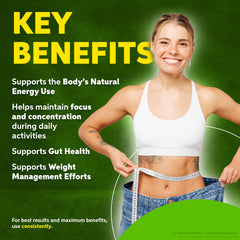 LeanVance capsules in hand suggesting on-the-go energy support