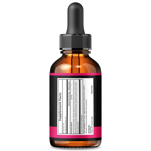 NutraVibe Libid Intense Drops dropper demonstrates easy daily administration.