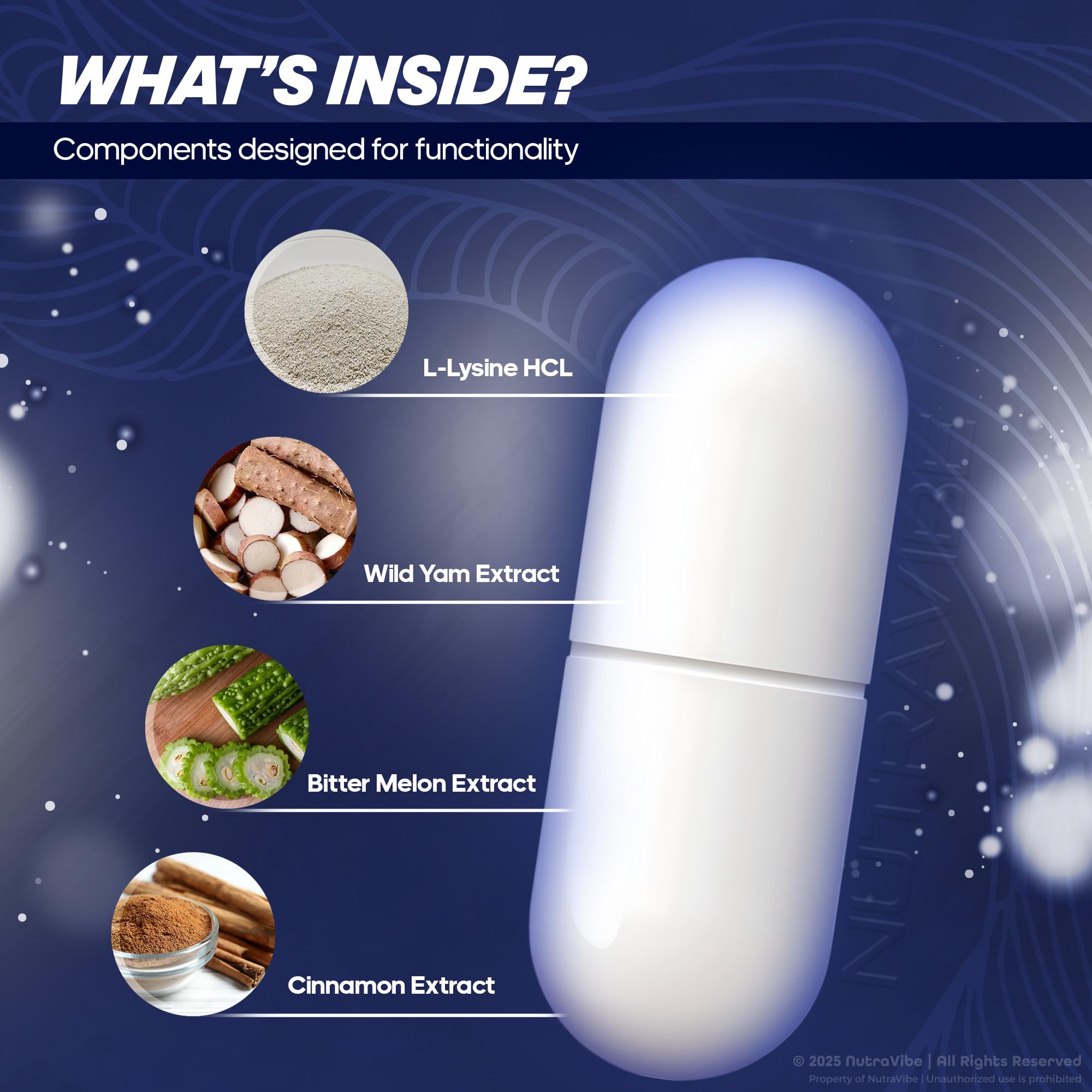 NutraVibe NervaEase serving suggestion with water for effortless intake