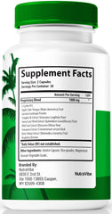 NutraVibe Tropical Rise bottle top view showing convenient daily capsules.