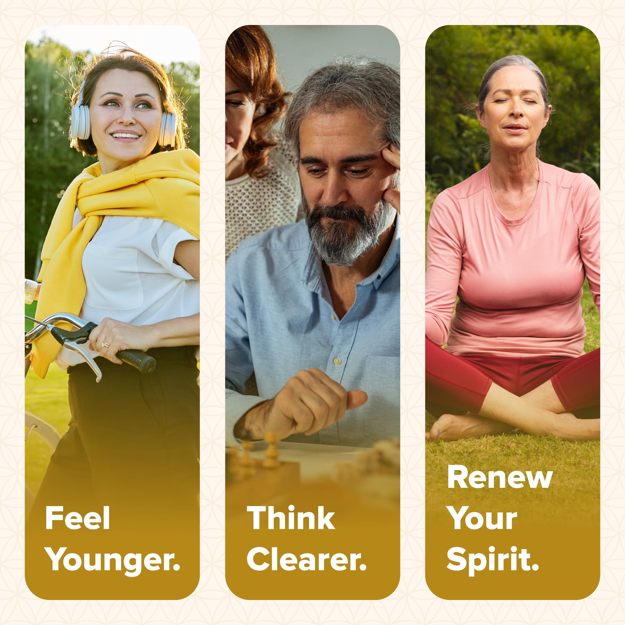 Nutraville Genesis Revival ingredients chart highlights Shilajit and eight botanicals.