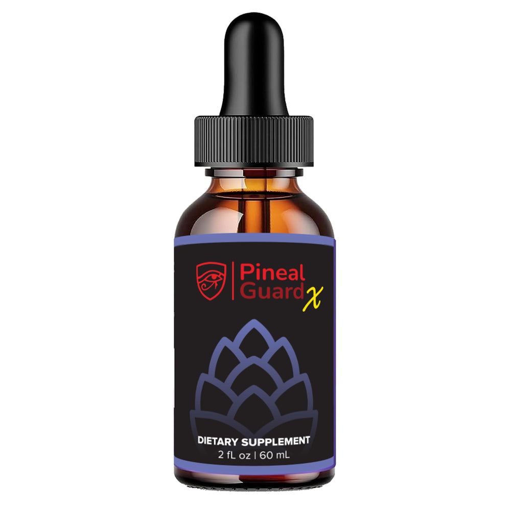 Nutraville Pineal Guard X bottle pour showing quick absorption drops
