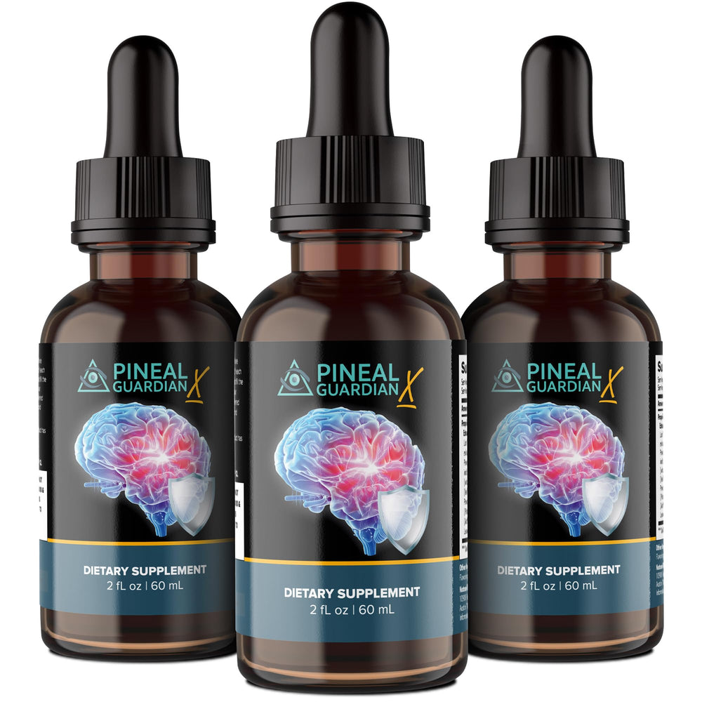 Nutraville Pineal Guardian X bottle front for daily cognitive support.