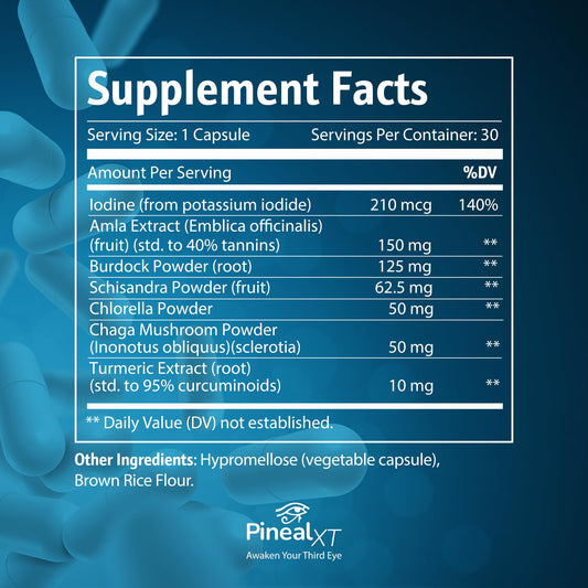 Nutraville Pineal XT Gold capsules ready for daily focus and memory support.