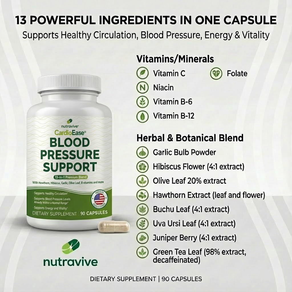 Nutravive green tea polyphenols capsules for antioxidant support.