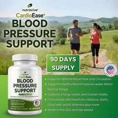 Nutravive olive leaf extract capsules highlighting polyphenol power.