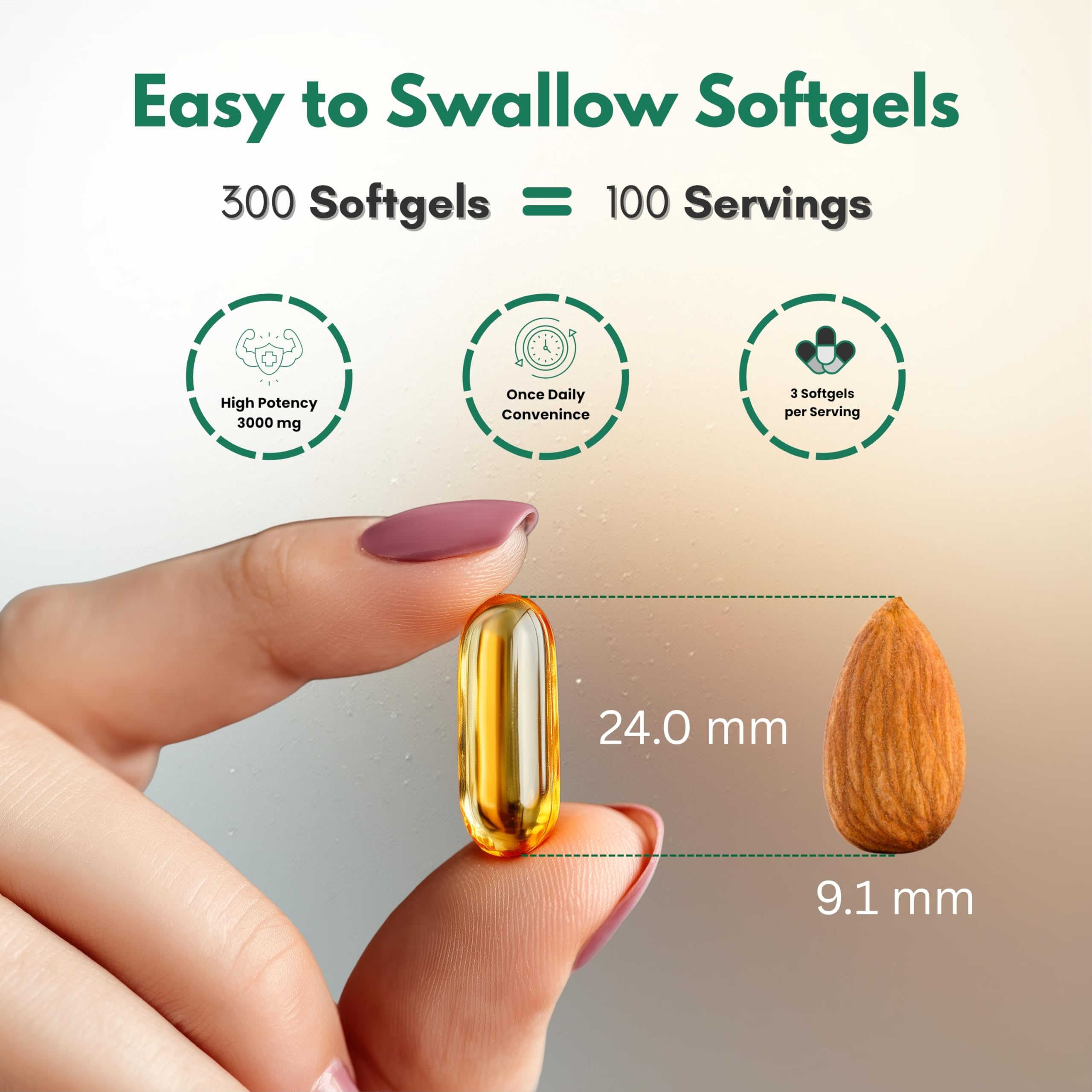 NutraVora 3000mg formula capsules for consistent daily prostate and hair wellness.