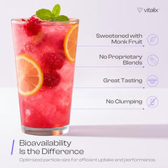 NutraVos Vitalix night-time calm concept with a moon icon.