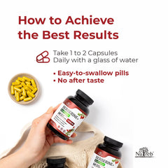 Nutreb Berberine non-GMO label confirms quality for daily use.