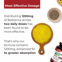Nutreb Berberine USA-made facility badge signals trusted manufacturing.