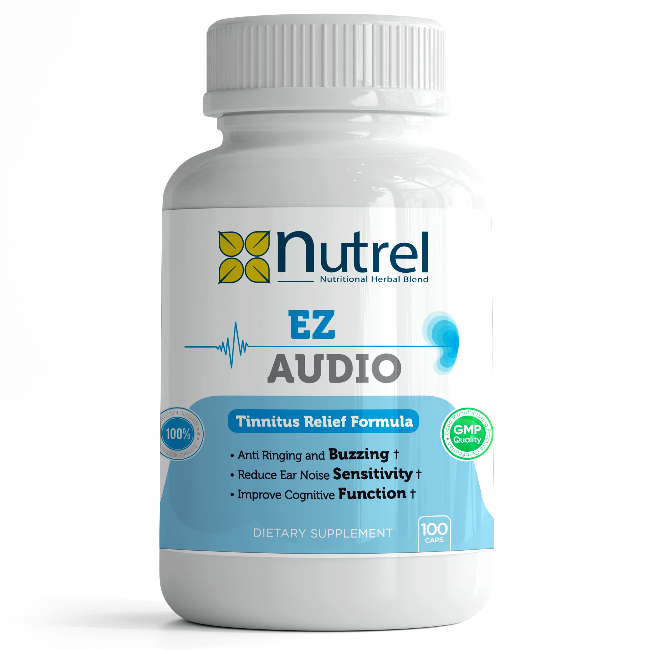 Nutrel Ez Audio in-hand capsule ready to take