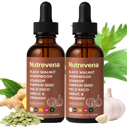 Nutrevena Gut Cleanse bottle front displaying the gut-support label.