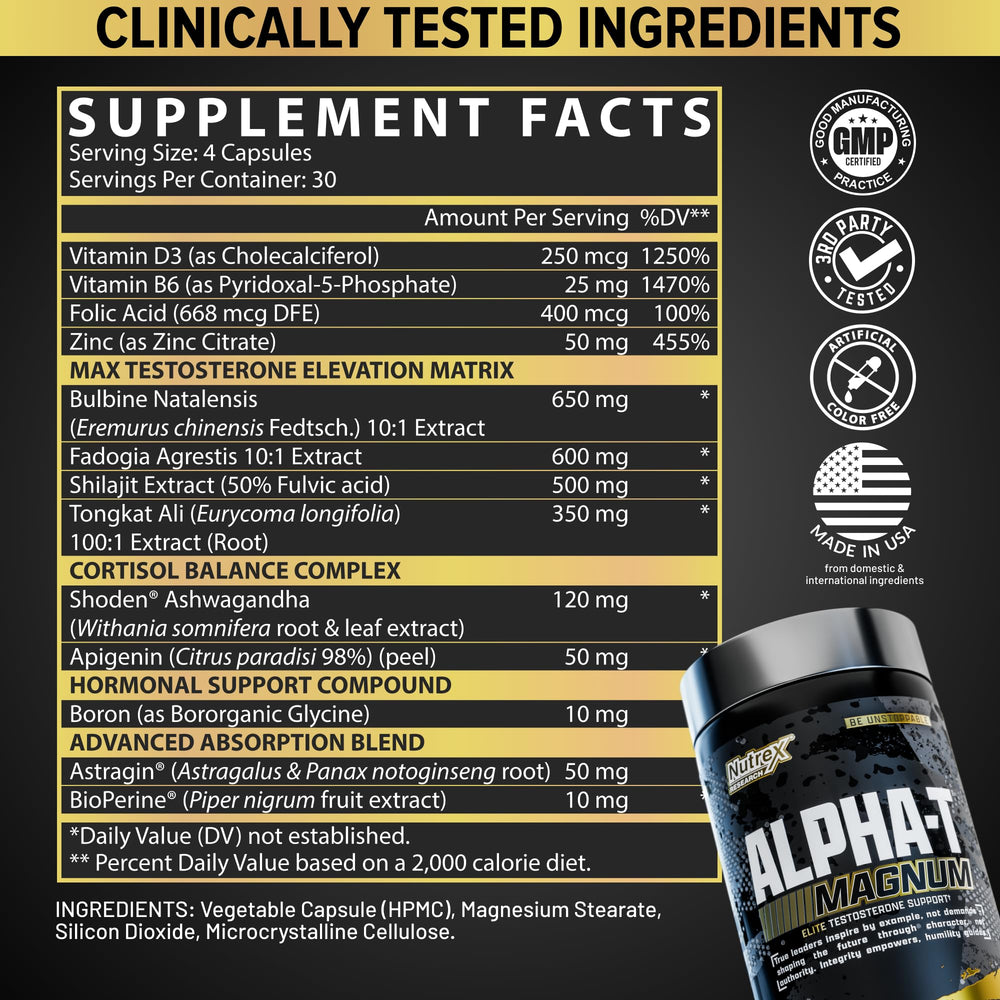 Alpha-T Magnum dosage spoon shows easy daily dosing for stamina