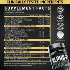 Alpha-T Magnum dosage spoon shows easy daily dosing for stamina
