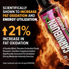 Sour Gummy Worms flavor label on Nutrex Carniburn packaging.