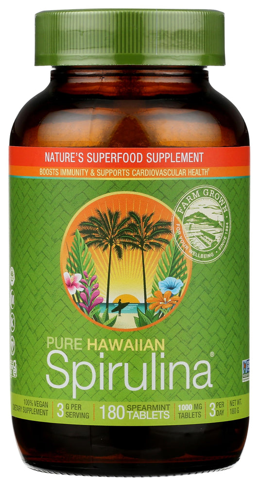 Nutrex Hawaii Pure Hawaiian Spirulina tablets 1000 mg vegan protein source