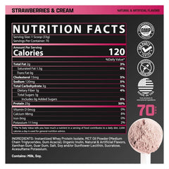 Close-up of Nutrex IsoFit label highlighting whey isolate content.