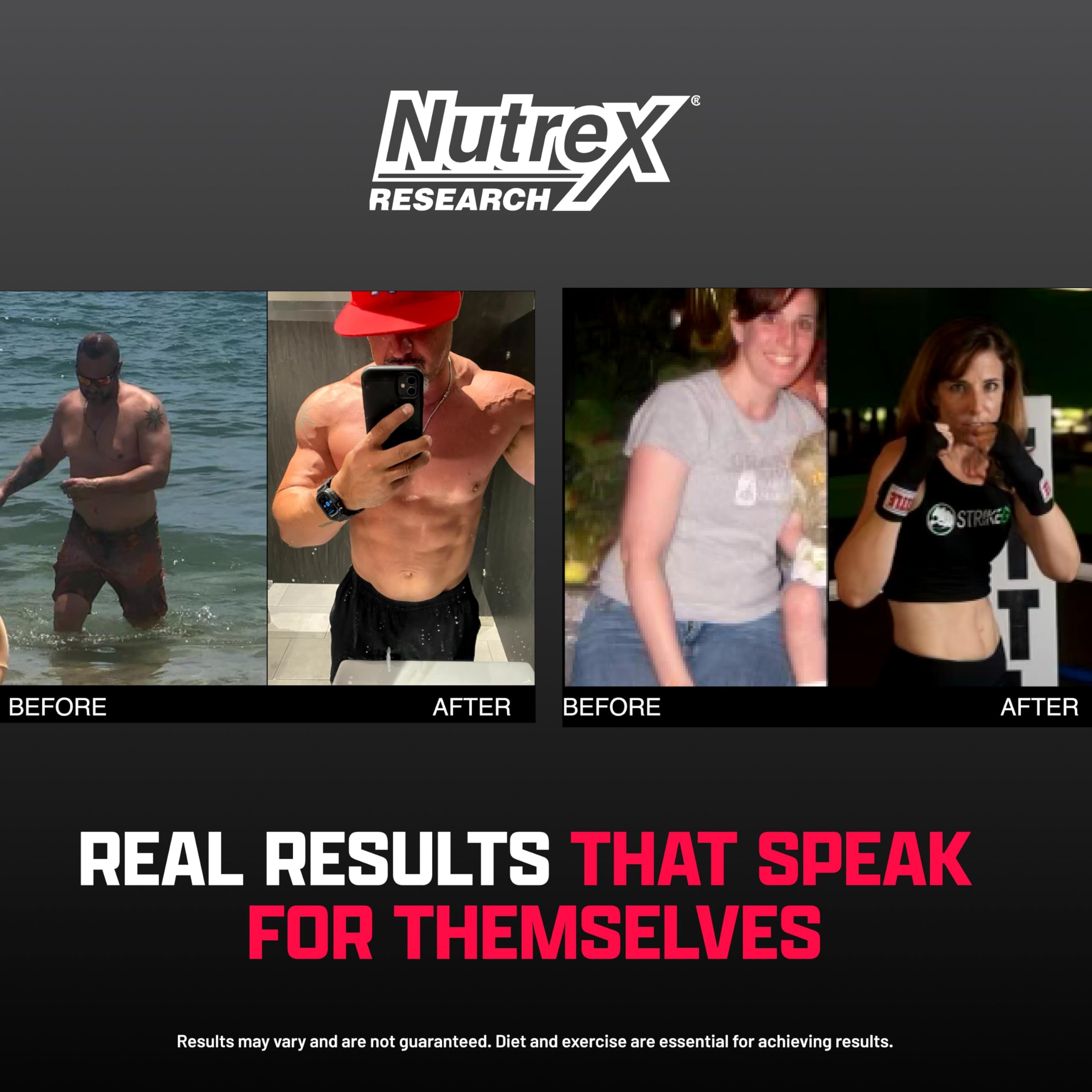 Nutrex Lipo-6 Black Ultra packaging signals energy and metabolism support for shoppers.