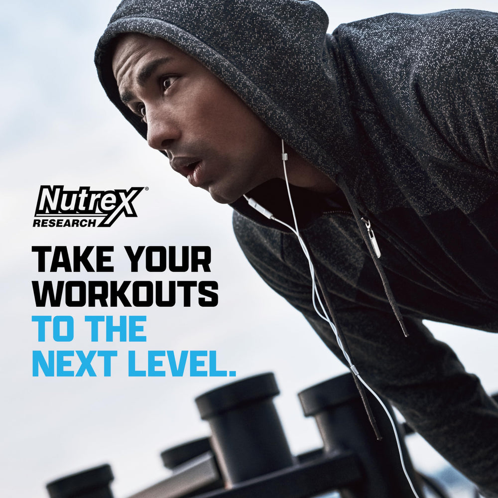 Nutrex Outlift athlete demonstrates versatile use for both men and women.