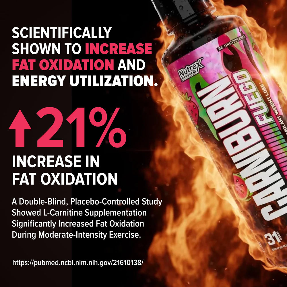 Closeup of Carniburn Liquid label highlighting keto-friendly, zero sugar formula