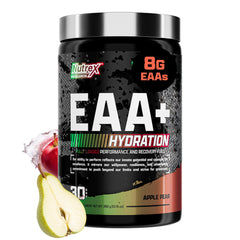 Nutrex Research EAA Hydration bottle pour for on-the-go fueling during workouts.