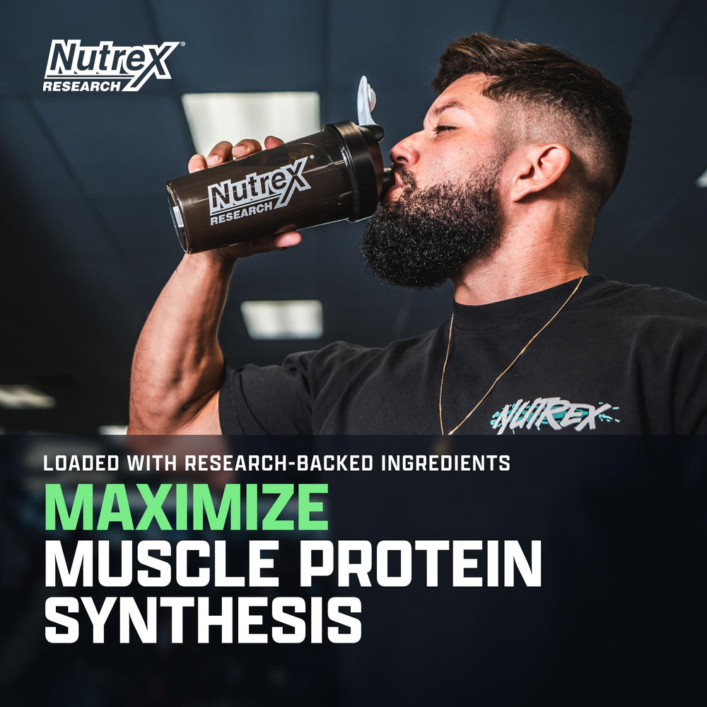 Nutrex Research EAA Hydration scoop in pack ensures precise serving every session.