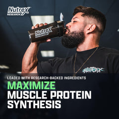 Nutrex Research EAA Hydration scoop in pack ensures precise serving every session.