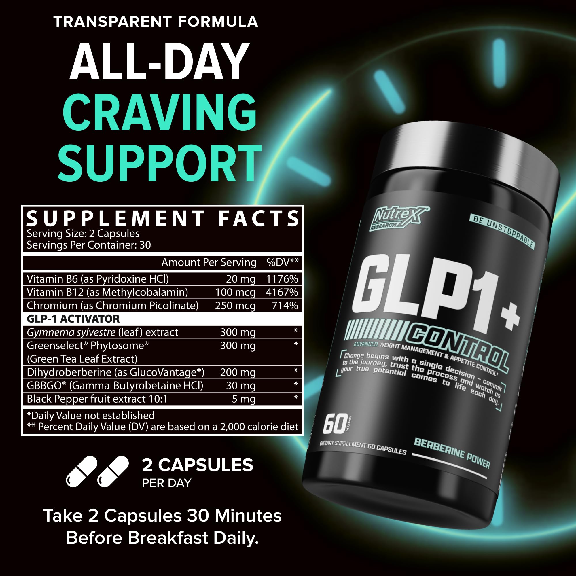 GLP-1 capsules with a glass of water, part of a daily routine.