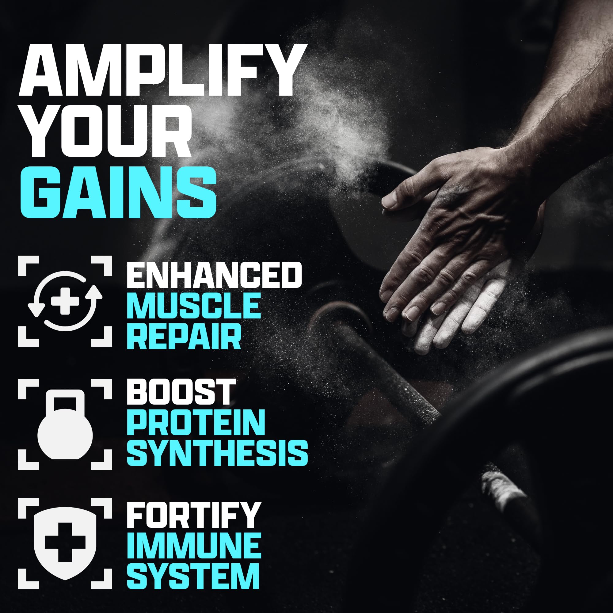 Nutrex Research L-Glutamine serving scoop shows 5 g per serving.