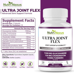 NUTRI-NEXUS turmeric-curcumin formulation visual highlighting ingredient focus.