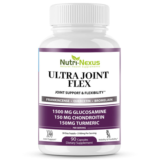 NUTRI-NEXUS Ultra Joint Flex bottle front for daily joint support.