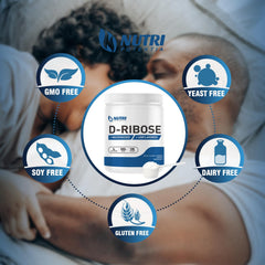 NUTRI POTENTIA D-Ribose powder supports athletic recovery after training.