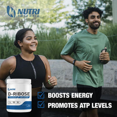 NUTRI POTENTIA D-Ribose powder scoop included for precise dosing.
