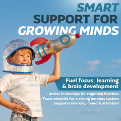 Nutri-Spec Mighty-Mins: child enjoying chewable wafers supporting easy daily nutrition