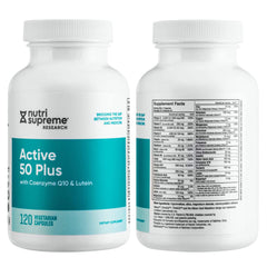 120 vegetable capsules suggest a long-term daily vitamin routine.