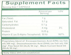 Nutri-West Complete Omega-3 Essentials packaging box photo emphasizing compact size and 90-capsule supply