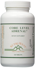 Nutri-West Core Level Adrenal 120 bottle for everyday wellness on the go