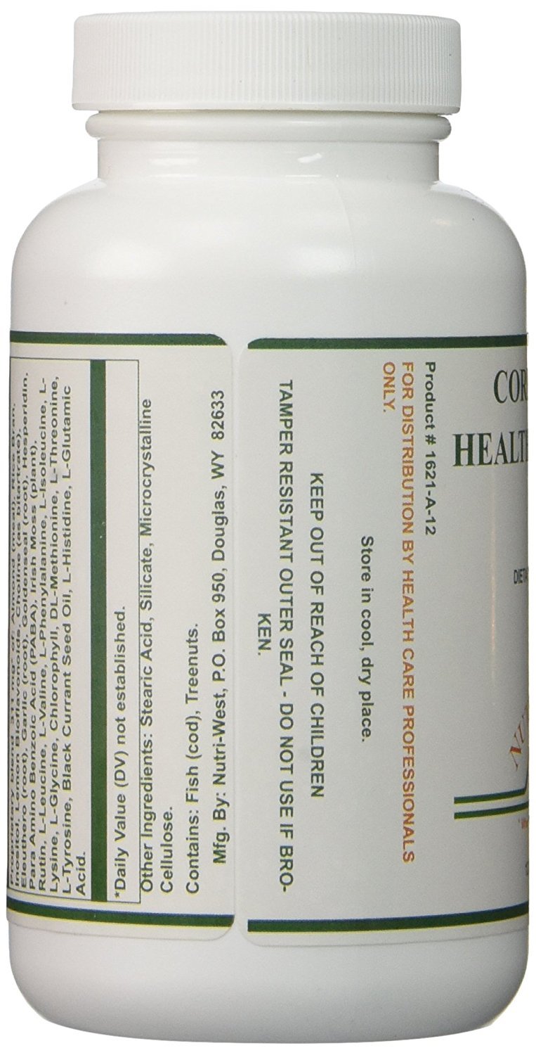 Close-up of Nutri-West Core Level Health Reserve tablets for convenient daily use.
