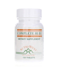 Nutri-West Hi D-3 120 tablets bottle ready for daily use, vitamin D3 source