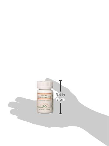 Nutri-West Total Pregnenolone packaging showing compact dimensions for easy storage.