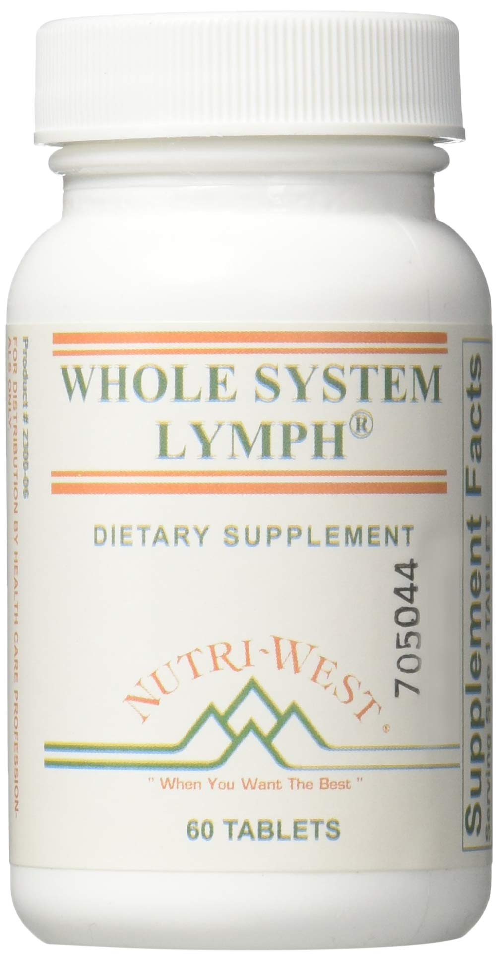 Nutri-West Whole System Lymph bottle for daily wellness routine