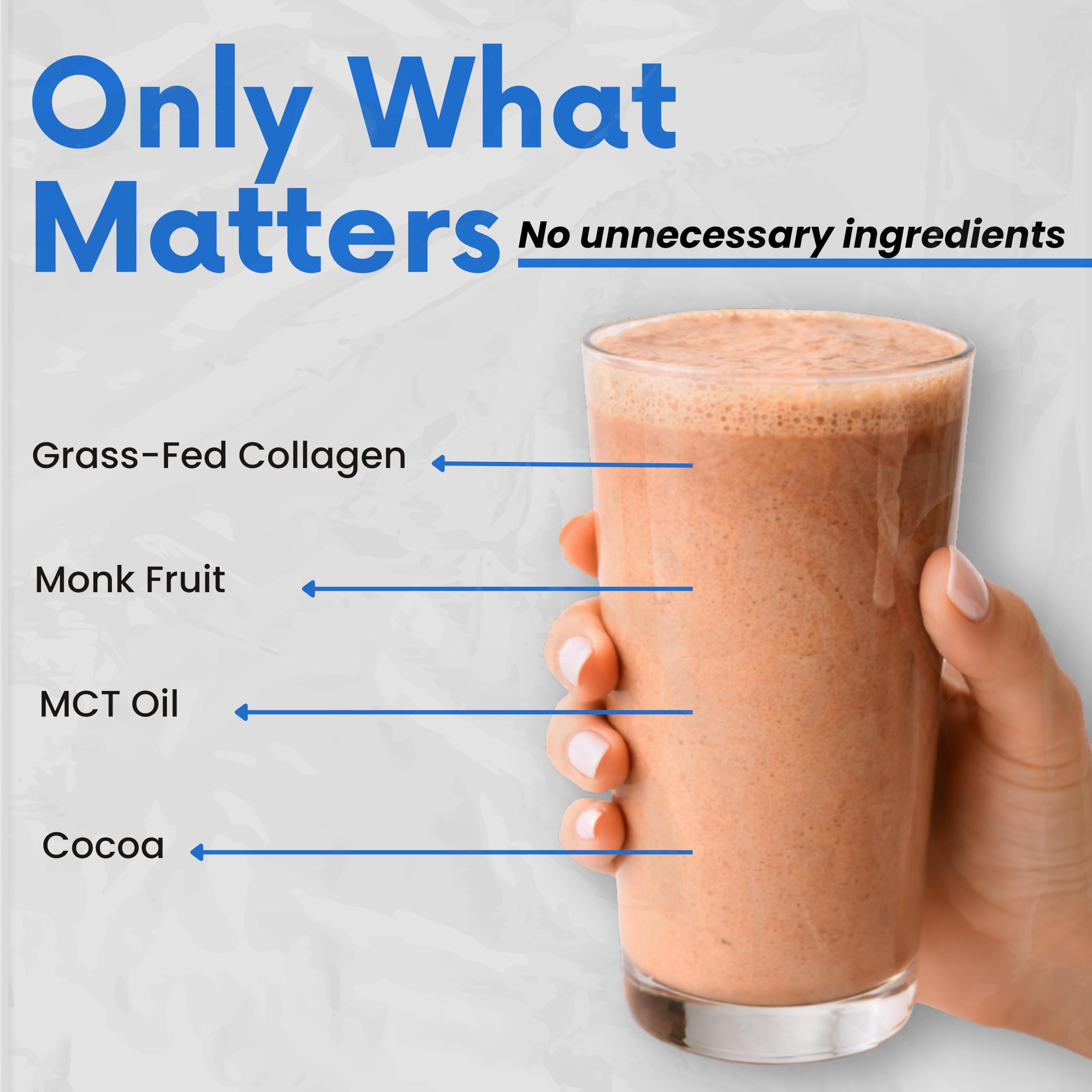Nutri11 Grass-fed collagen I & III label on tub.