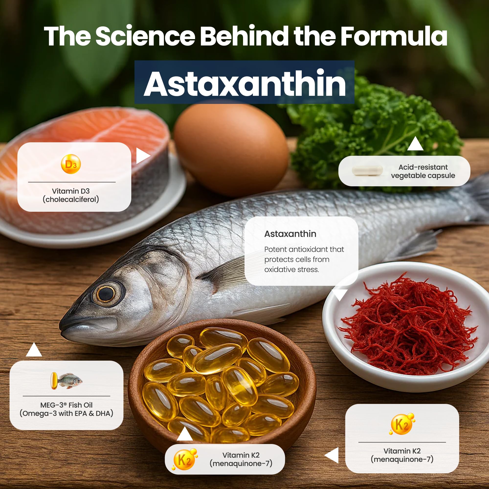 Nutri11 MEG-3 fish oil label highlights purity and sustainability.