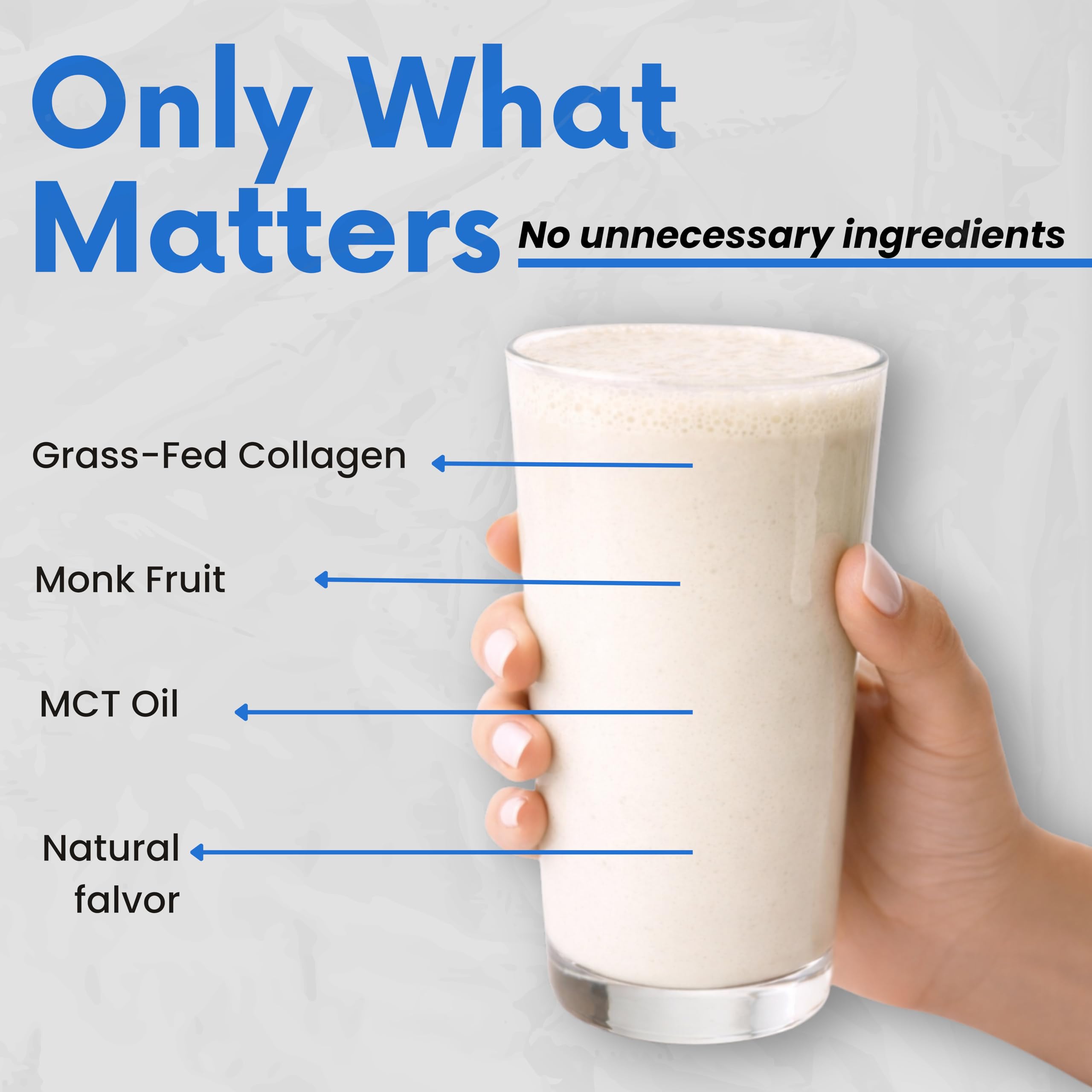 Nutri11 NutriBreakfast ingredients list features grass-fed collagen and natural flavors