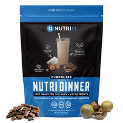 NutriDinner bottle on table signaling convenient evening wellness support