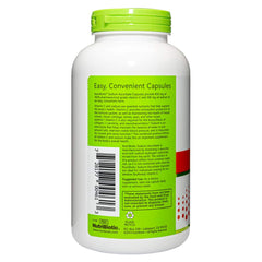 NutriBiotic bottle with glass suggests easy daily use with water.